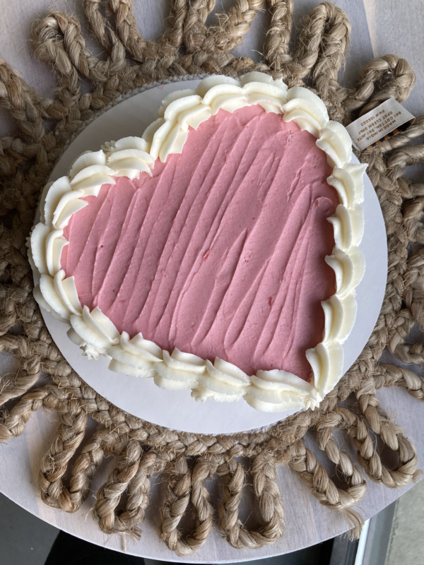 Heart Shaped Cake (Serves 8-10)